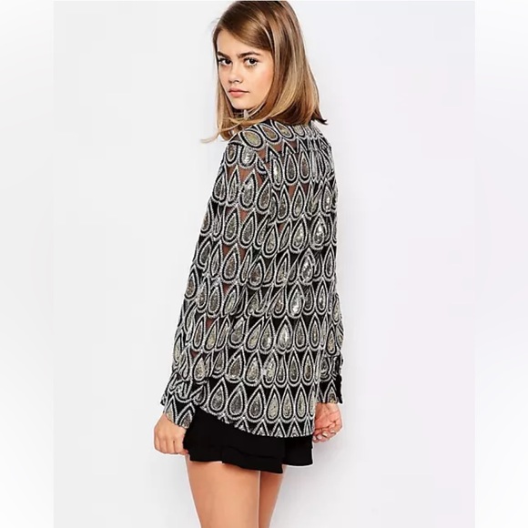 Sister Jane Fortuna Teardrop Sequined Top - Picture 8 of 8